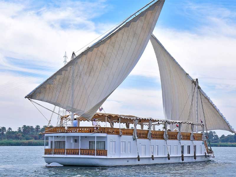 Dahabeya Sonesta Amirat Luxury Nile Cruise boat From Luxor