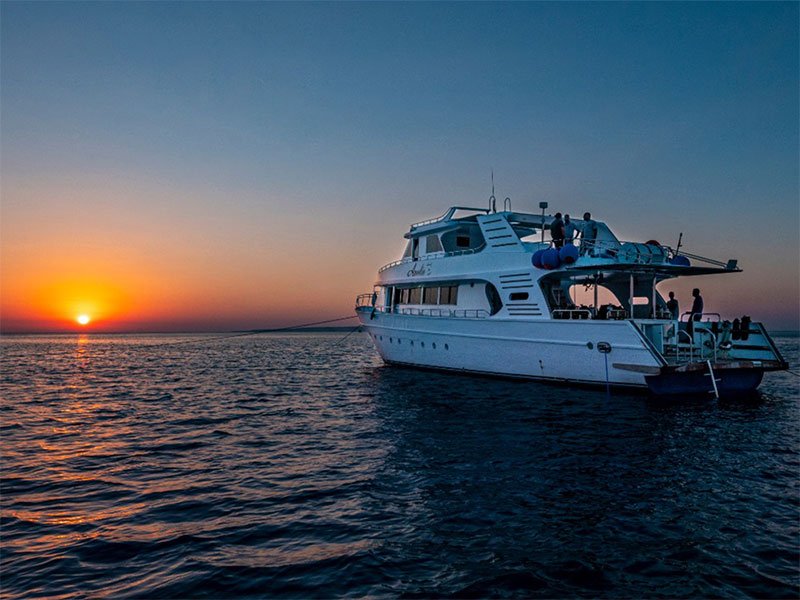 Full day diving in Hurghada Red Sea by boat